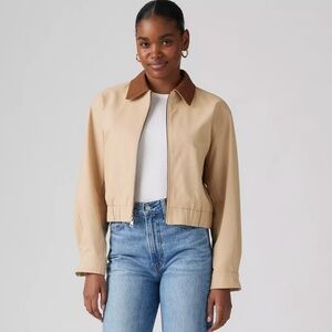 Levi’s Laydown Collar Jacket Neutral Lightweight Layering XL SOLD OUT